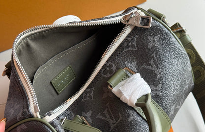 Cuero | Monogram Eclipse Canvas Duffle Bag