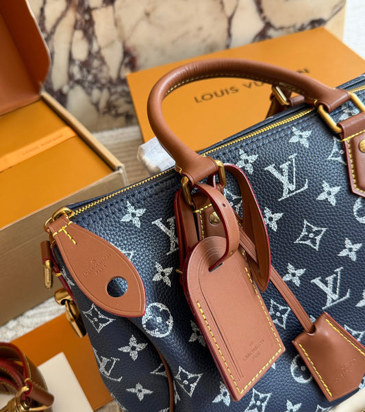Cuero | Speedy 25 Denim Blue
