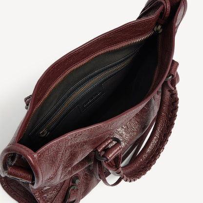Cuero | WOMEN'S LE CITY BAG SMALL IN DARK BURGUNDY
