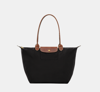 Cuero | Le Pliage L Tote bag Black