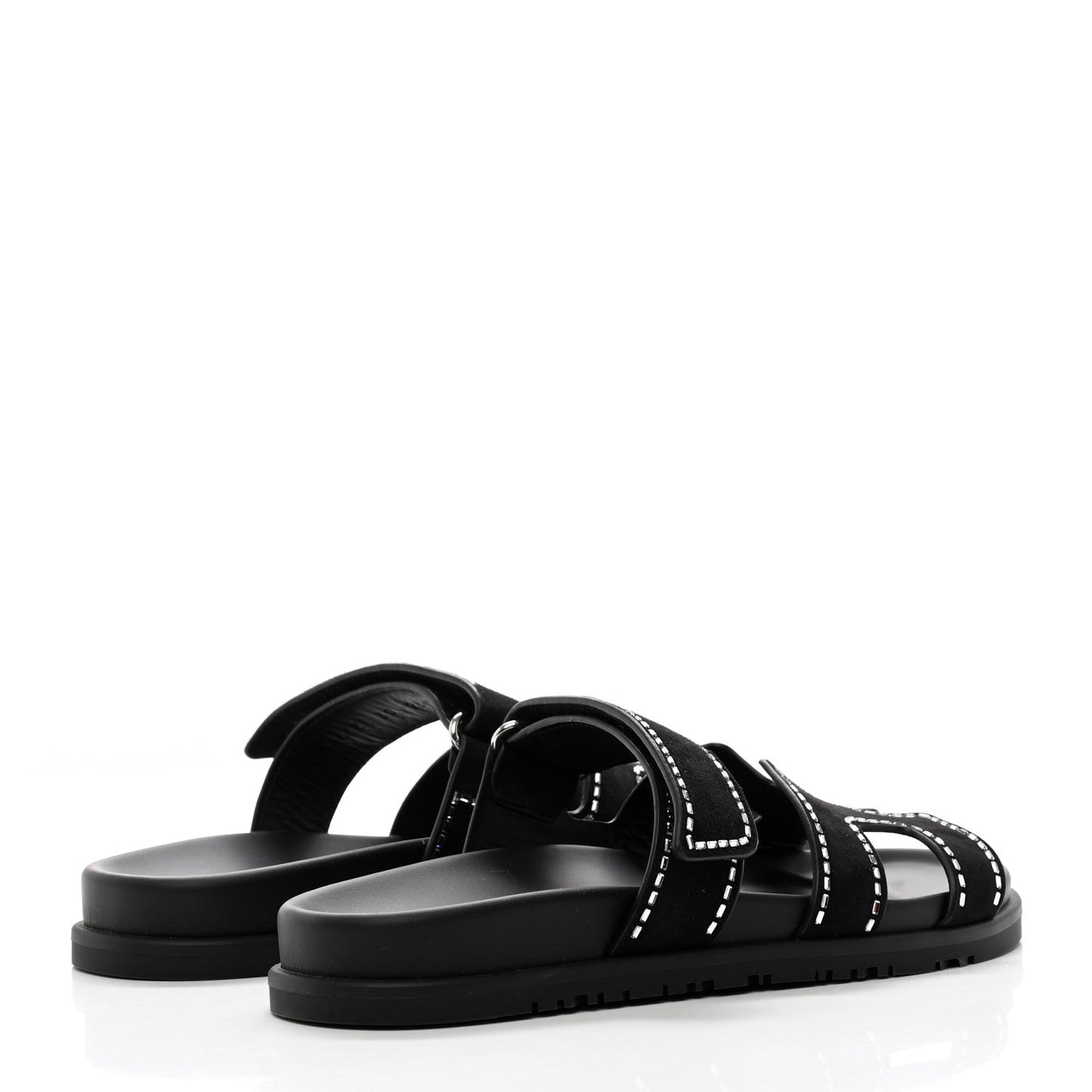 Cuero | Suede Crystal Chypre Sandals