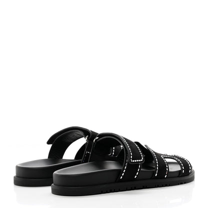 Cuero | Suede Crystal Chypre Sandals