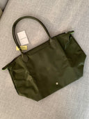 Longchamp Le Pliage Shoulder Tote – Olive Green