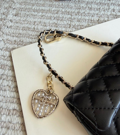 Cuero | Mini Quilted Flap Bag Black
