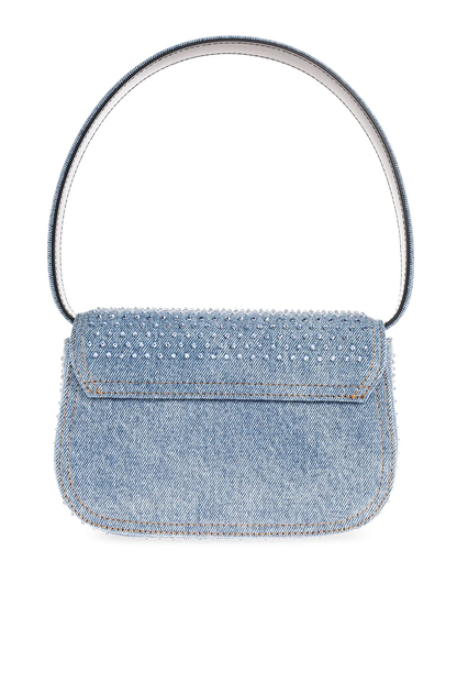 Cuero | Embellished Denim Shoulder Bag