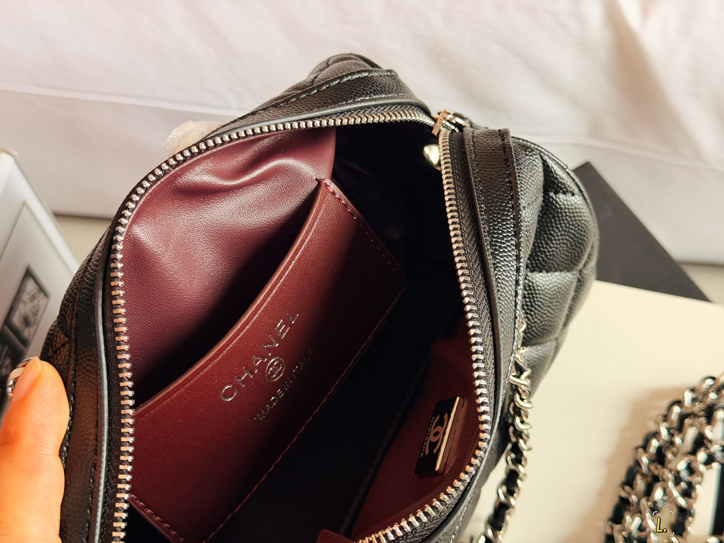 Cuero | Quilted Barrel Bag