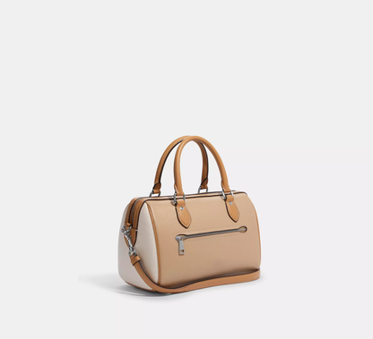 Cuero | Rowan Satchel Bag In Colorblock