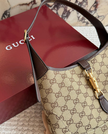 Cuero | GG Canvas Shoulder Bag