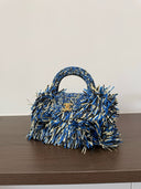 Chanel Mini Kelly Top Handle Bag – Fringe Tweed