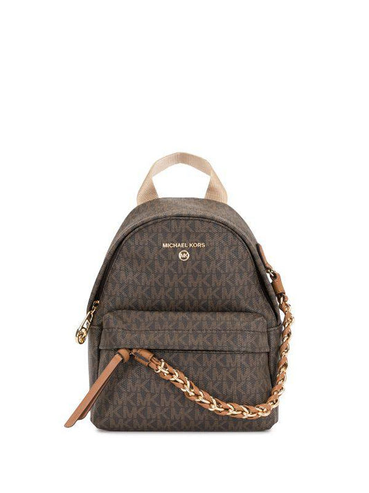 Cuero | Small Rhea Monogram print backpack