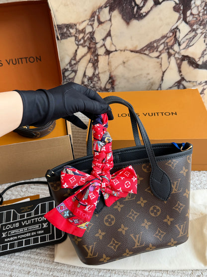 Cuero | Monogram Mini Tote Bag Brown