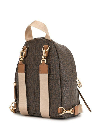 Cuero | Small Rhea Monogram print backpack
