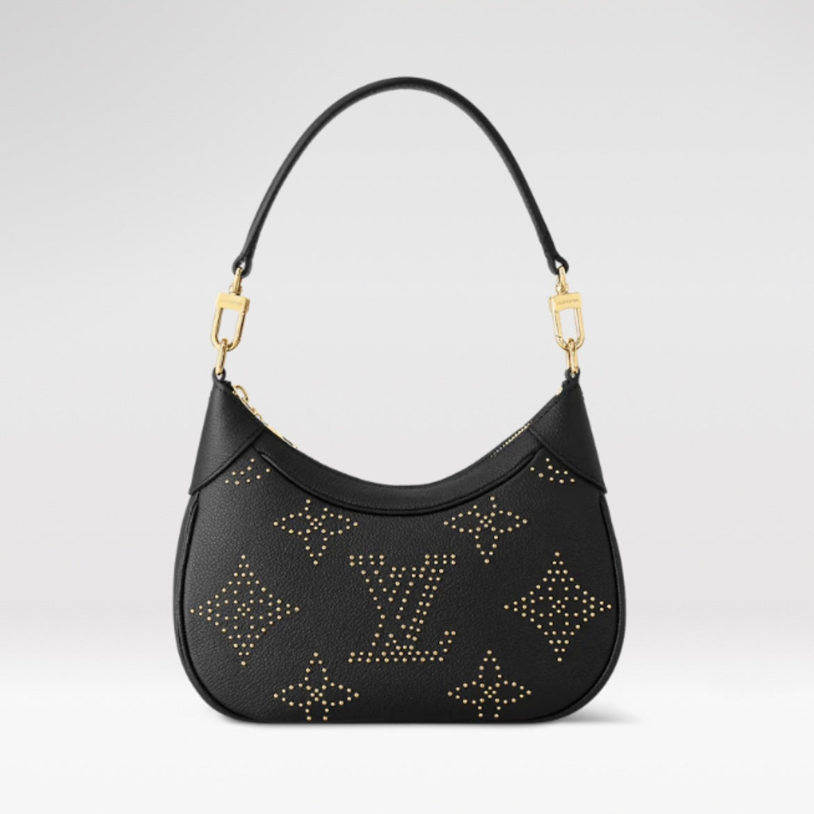 Cuero | Monogram Plain Leather Logo Handbag