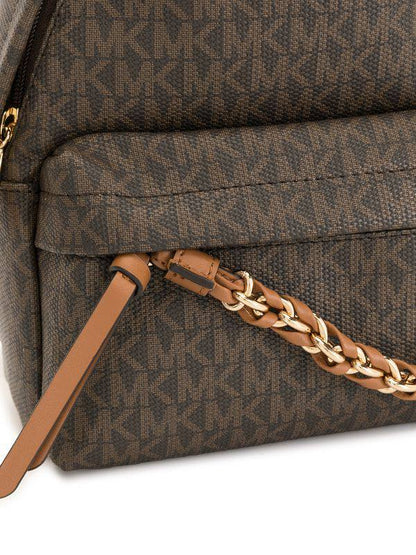 Cuero | Small Rhea Monogram print backpack