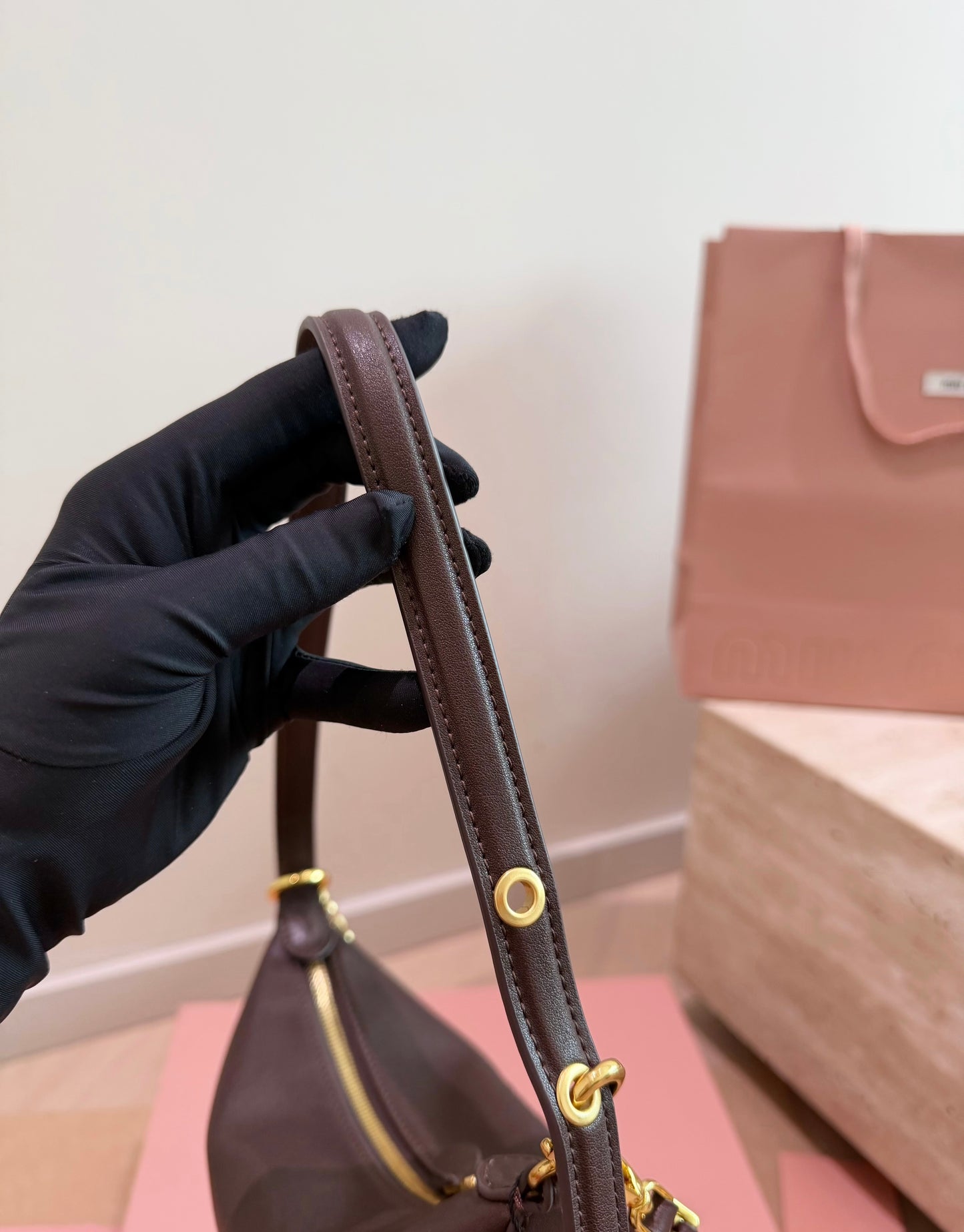 Cuero | Mini Shoulder Bag Brown