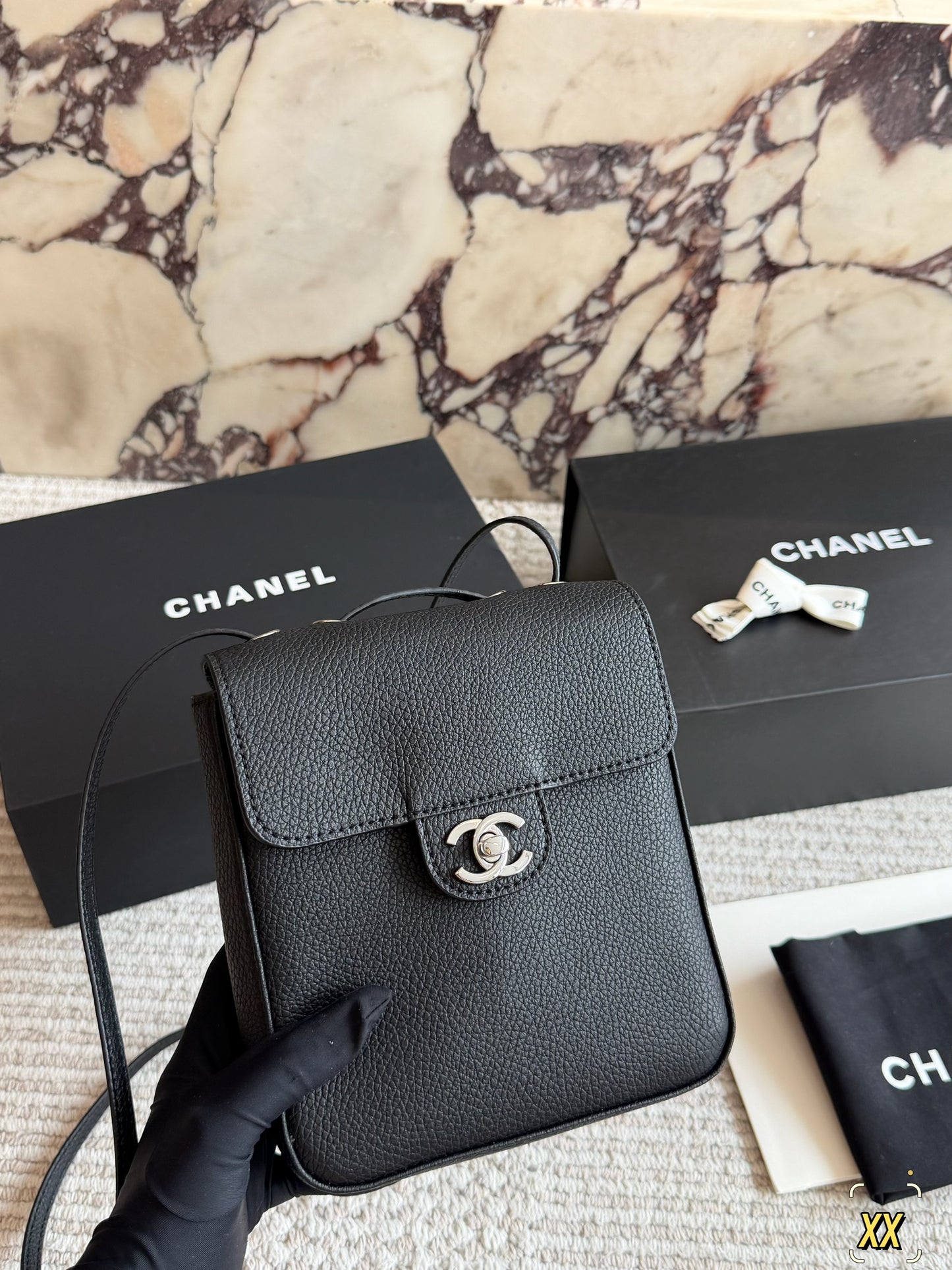 Cuero | Mini Phone Bag Black