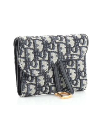 Cuero | Saddle Flap Wallet Oblique Canvas Mini