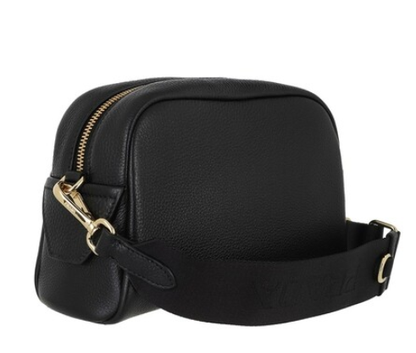 Cuero | Logo Camera Bag Leather Black