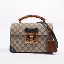 Gucci Bamboo cloth crossbody bag