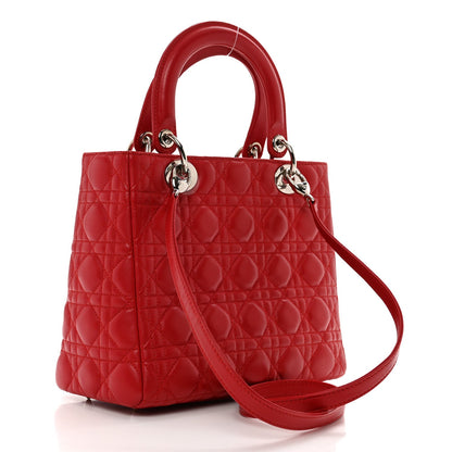 Cuero | Lambskin Mini Lady Red