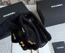 Chanel Crochet Mesh Flap Bag
