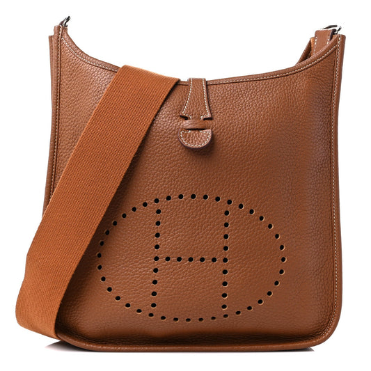 Cuero | Gold Clemence Evelyn Bag