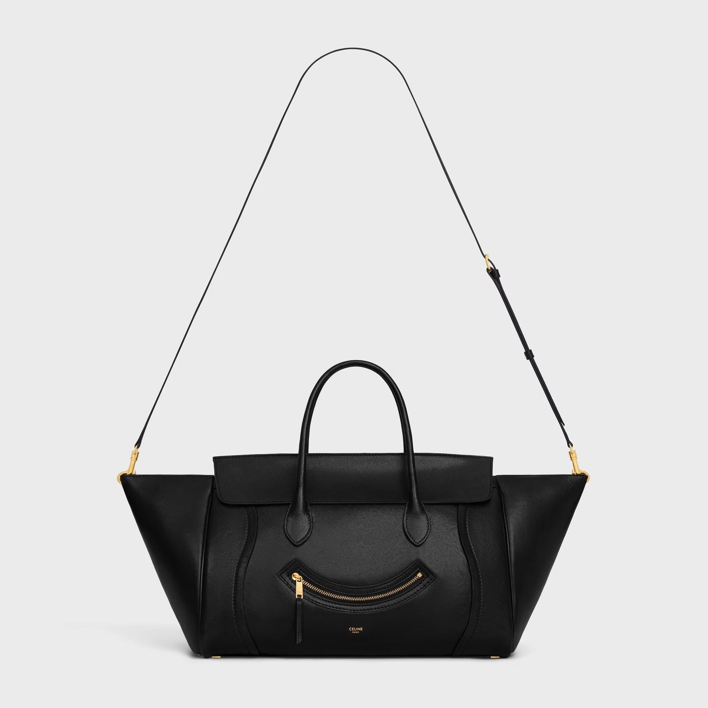 Cuero | SMILE LUGGAGE IN SUPPLE SHINY LAMBSKIN