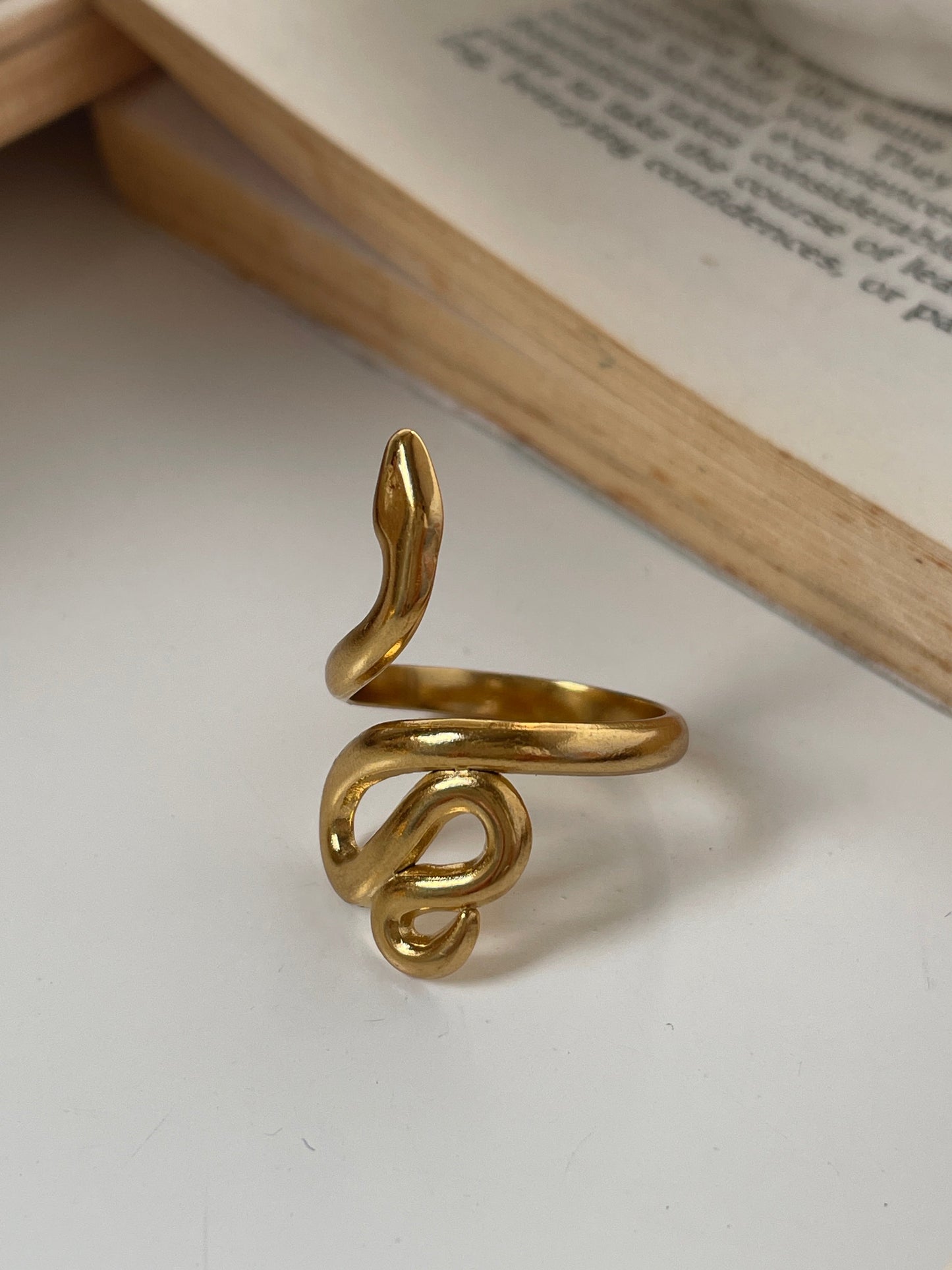 Cuero | Snake Ring