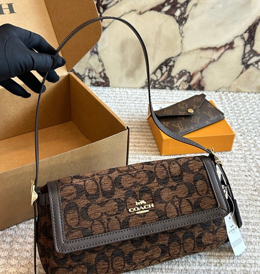 Cuero | Signature Baguette Shoulder Bag