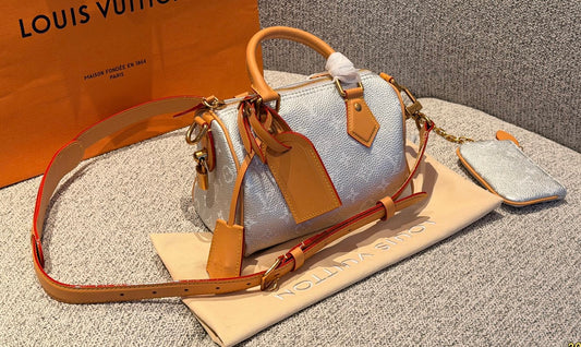 Cuero | Monogram Mini Boston Bag