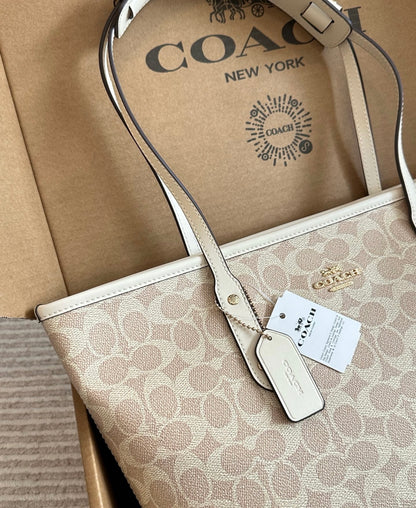 Cuero | Signature Tote Bag - Beige
