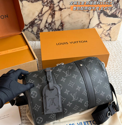 Cuero | Monogram Duffle Crossbody