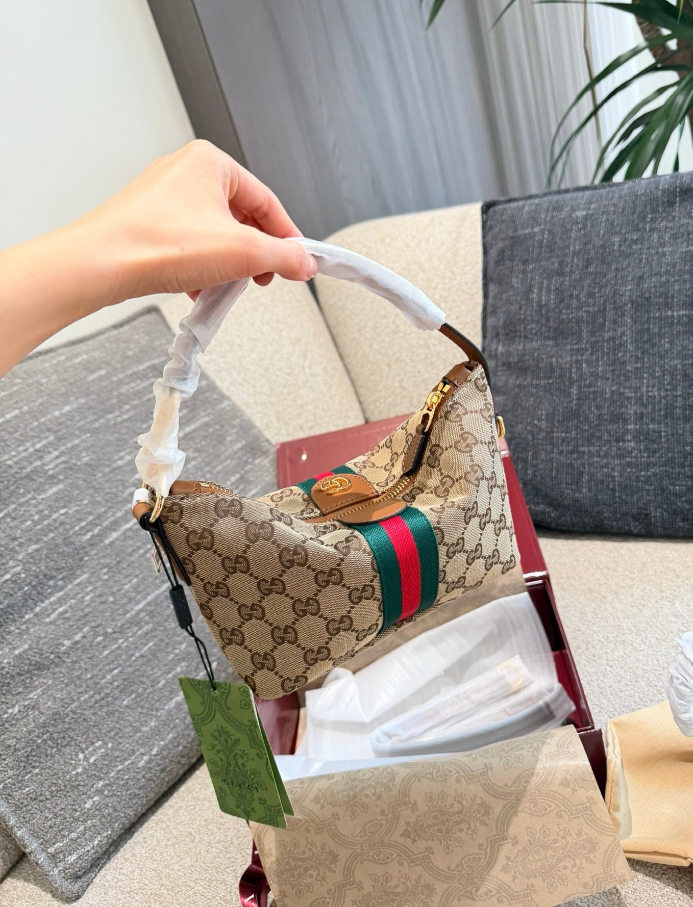 Cuero | Mini Shoulder Bag Beige