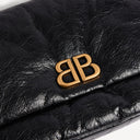 BALENCIAGA WOMEN'S MONACO BAG MINI IN BLACK