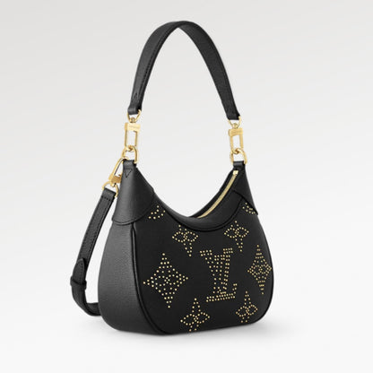 Cuero | Monogram Plain Leather Logo Handbag