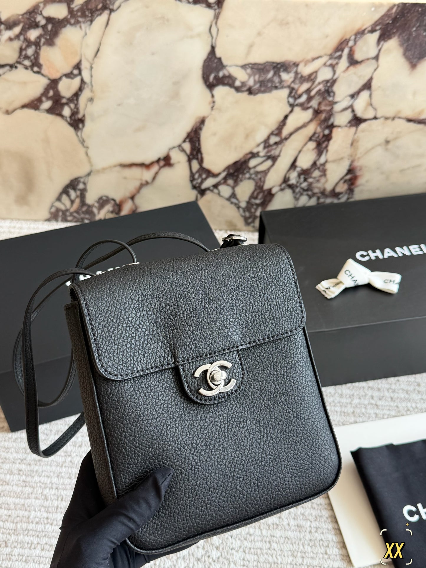 Cuero | Mini Phone Bag Black
