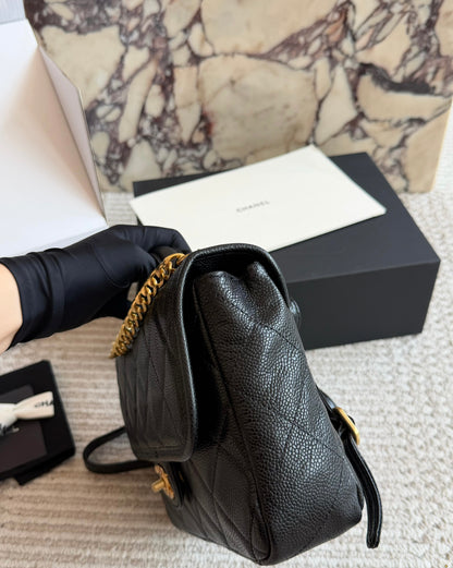 Cuero | Quilted Chain Top Handle Bag