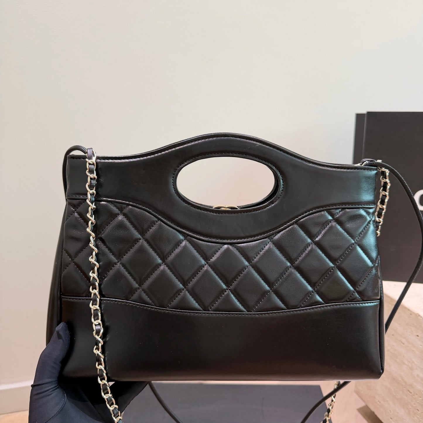 Cuero | Quilted Top-Handle Shoulder Bag