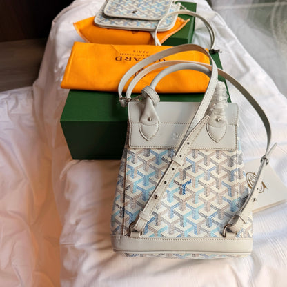 Cuero | Monogram Backpack & Mini Bag Set