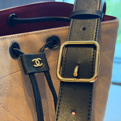 Cuero | Quilted Bucket Shoulder Bag