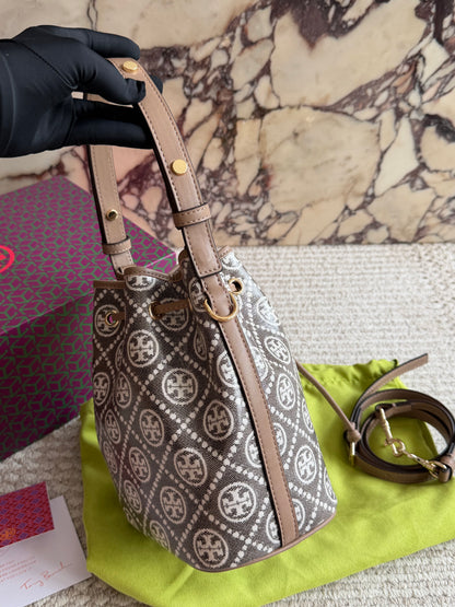 Cuero | Monogram Bucket Bag