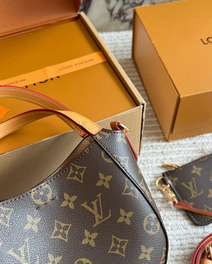Cuero | Monogram Mini Hobo Bag