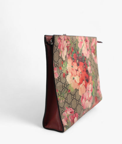 Cuero | GG BLOOMS FLORAL CLUTCH