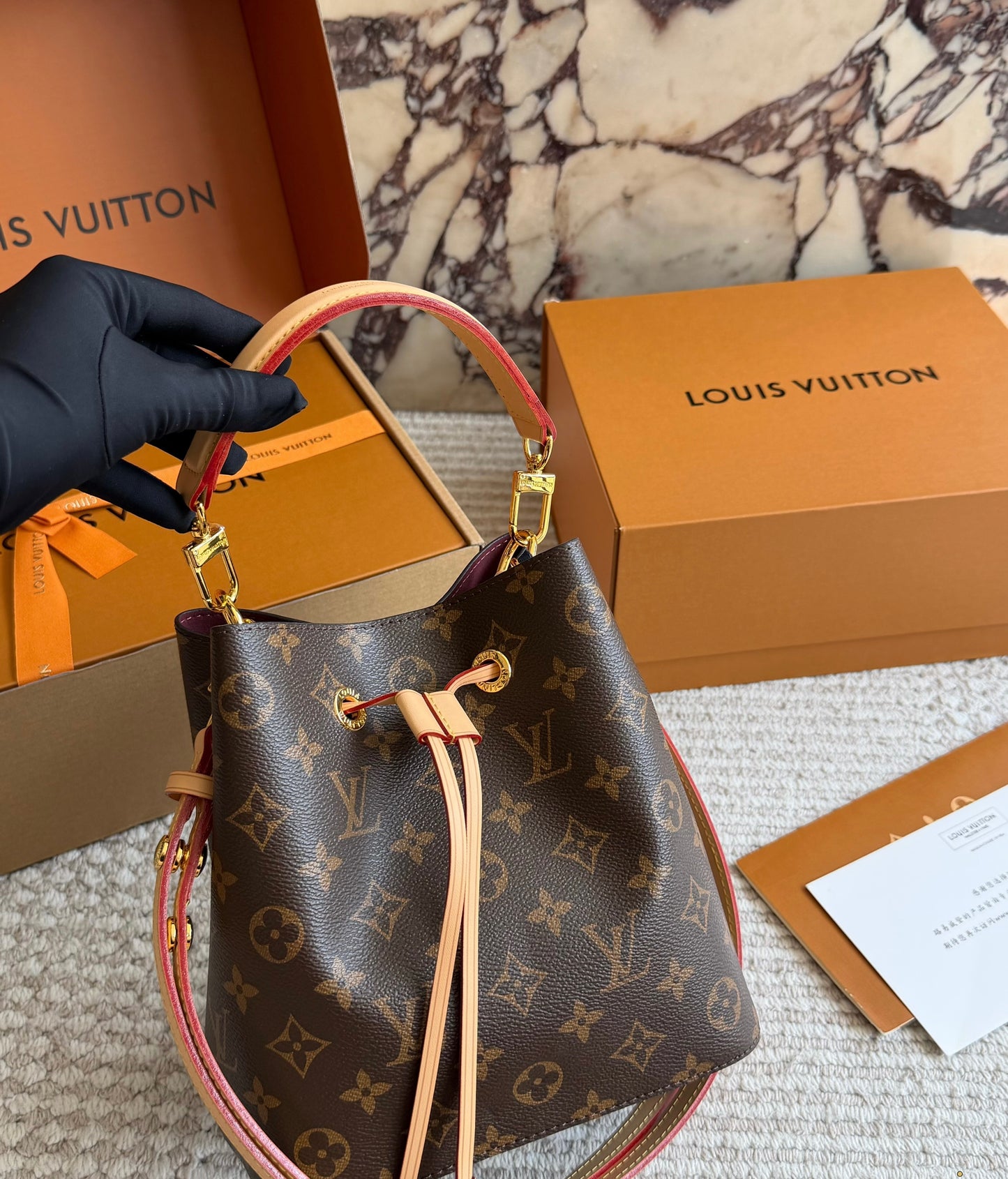 Cuero | Monogram Bucket Bag