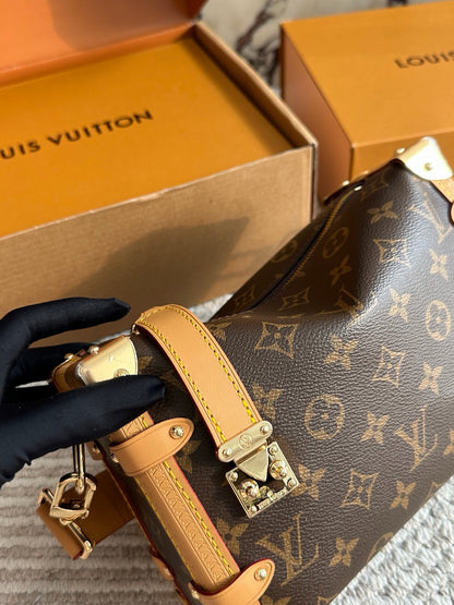 Cuero | Monogram Trunk Shoulder Bag