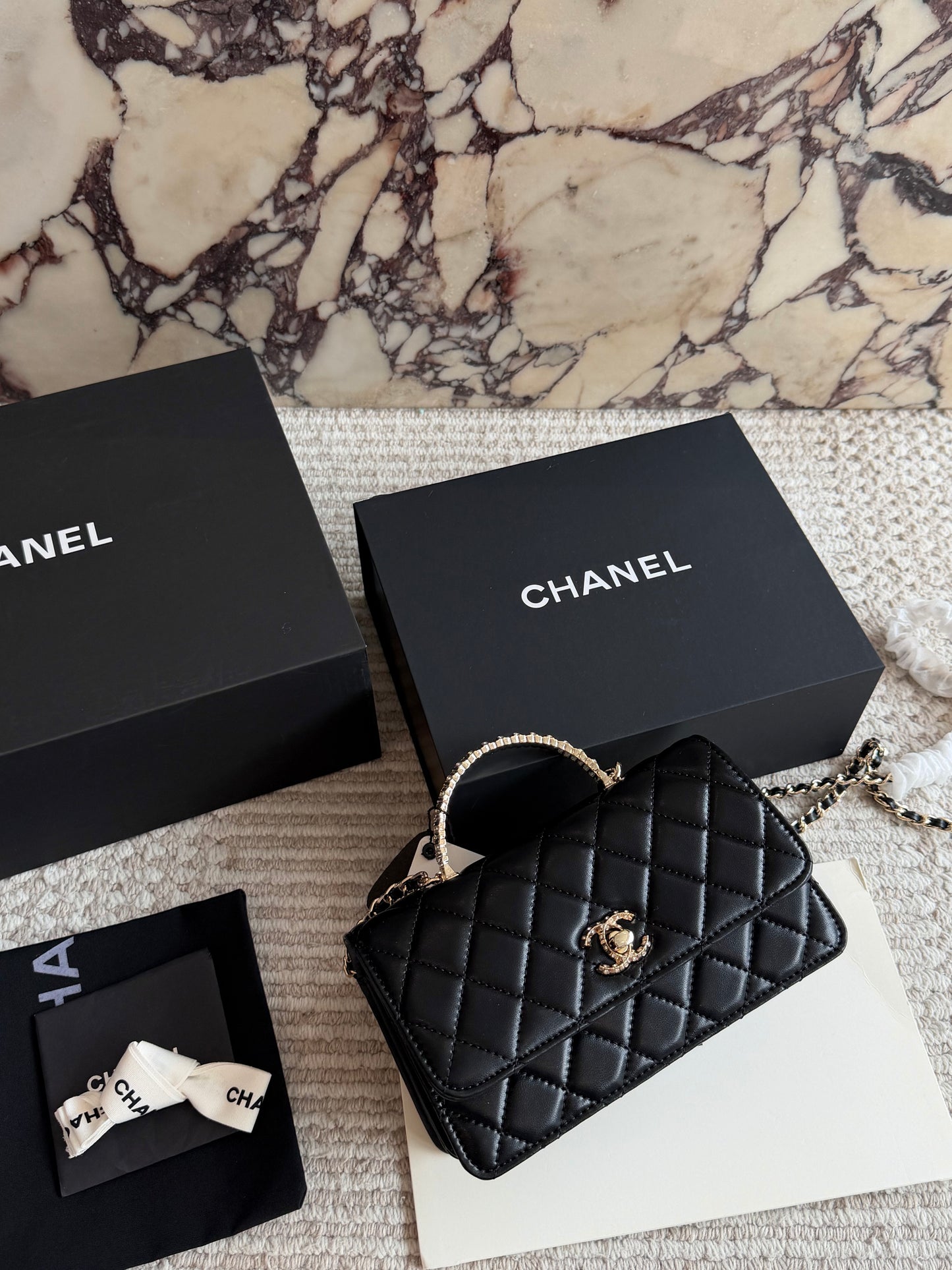 Cuero | Quilted Top Handle Flap Bag
