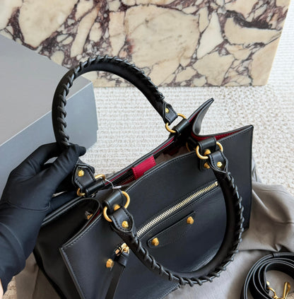 Cuero | Studded Zip Tote