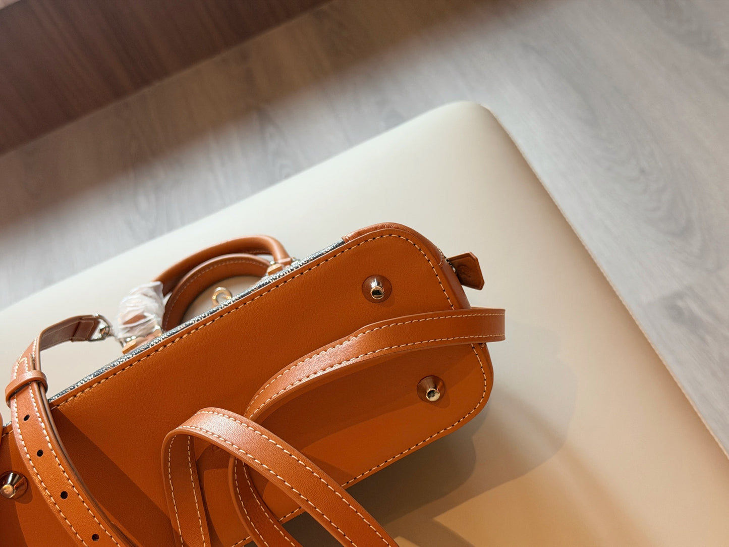 Cuero | Monogram Dome Top Handle Bag