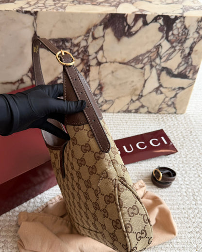 Cuero | GG Canvas Shoulder Bag