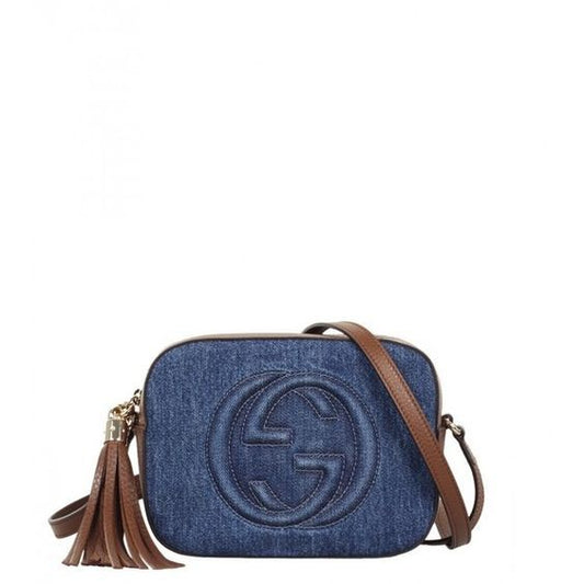 Cuero | Blue Denim Soho Cross Body Bag